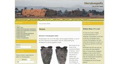 Desktop Screenshot of hierakonpolis-online.org